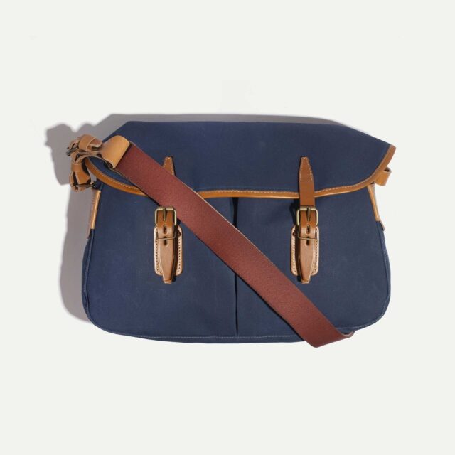 Bleu De Chauffe - Bandoulière STRIPE Musette - Rouge Cardinal