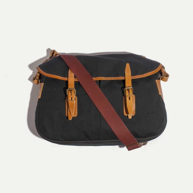 Bleu De Chauffe - Bandoulière STRIPE Musette - Rouge Cardinal