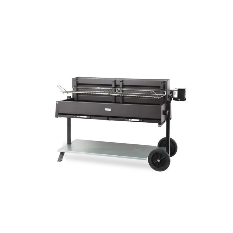 LE MARQUIER - Barbecue à charbon à méchoui Le Marquier sur chariot