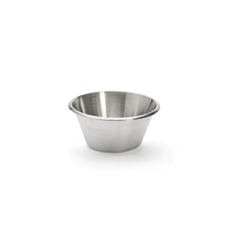 DE BUYER - Bassine conique DE BUYER en inox bord roulé ouvert - 7 tailles