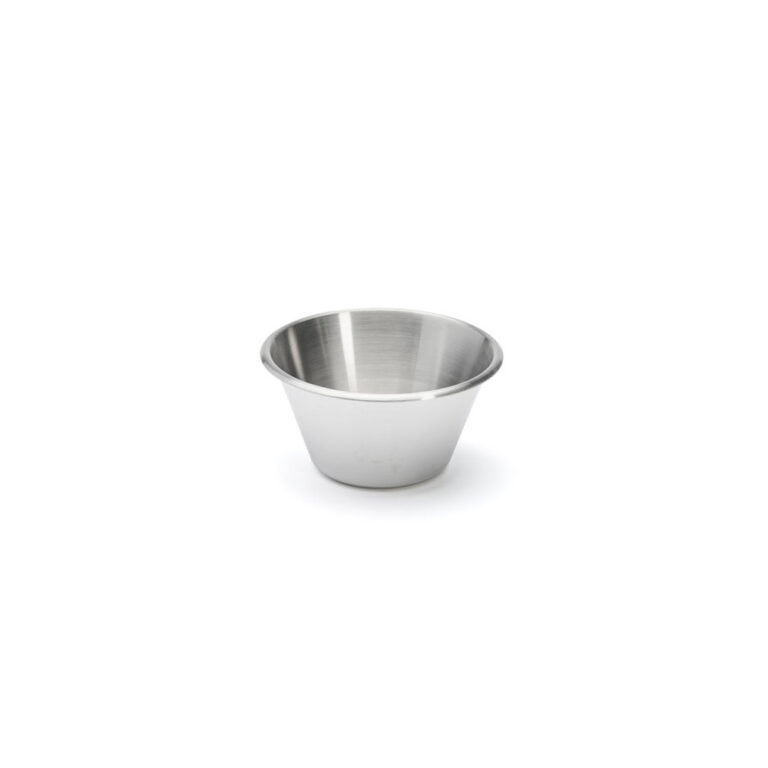 DE BUYER - Bassine conique DE BUYER en inox bord roulé ouvert - 7 tailles