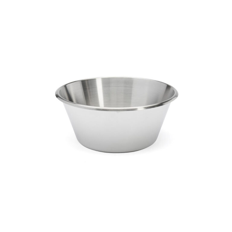 DE BUYER - Bassine conique DE BUYER en inox bord roulé ouvert - 7 tailles
