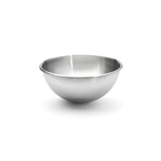 Bassine demi-sphérique DE BUYER en inox bord roulé ouvert – 2 tailles par la marque de Buyer de Buyer - Bassine demi-sphérique DE BUYER en inox bord roulé ouvert – 2 tailles