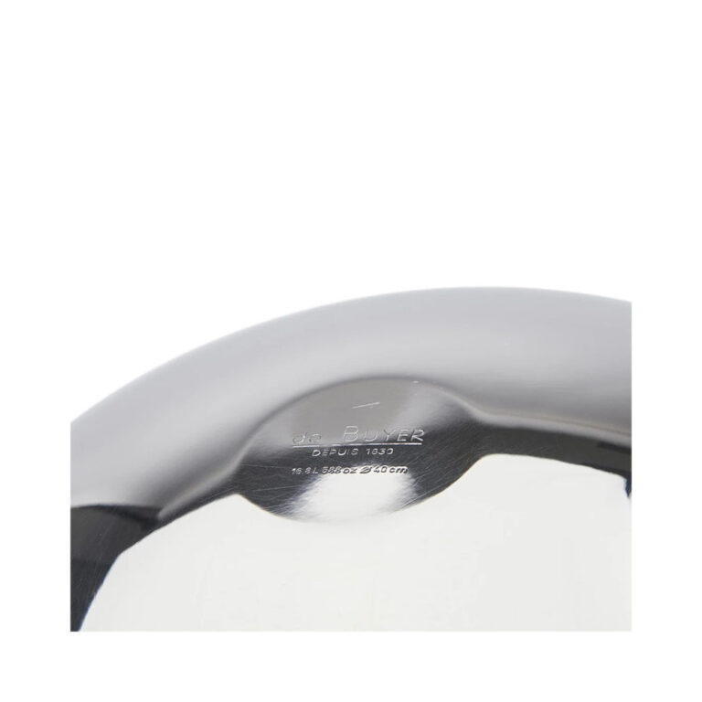 DE BUYER - Bassine demi-sphérique DE BUYER en inox bord roulé ouvert - 2 tailles
