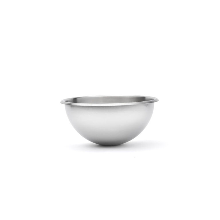 DE BUYER - Bassine demi-sphérique DE BUYER en inox bord roulé ouvert - 4 tailles