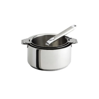 CRISTEL - Batterie Cristel Mutine 3 casseroles + 1 poignée amovible Zenith