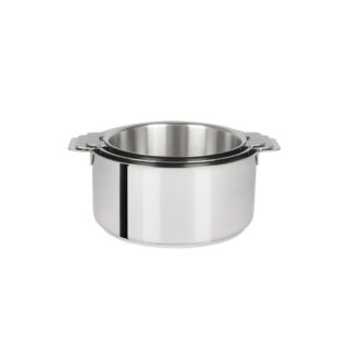 CRISTEL - Batterie Cristel Mutine 3 casseroles amovibles 16, 18 et 20cm
