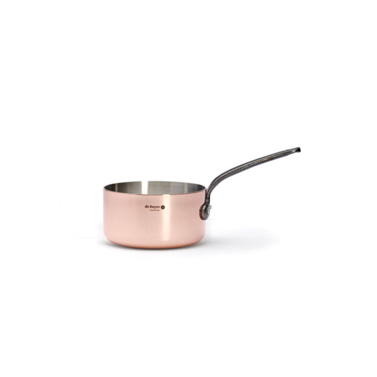 DE BUYER - Batterie de 5 casseroles DE BUYER Inocuivre cuivre poignée fonte