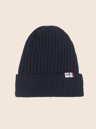 JULES & JENN - Bonnet coton recyclé bleu