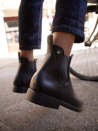 JULES & JENN - Boots de pluie noir & gris