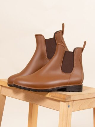 JULES & JENN - Bottines de pluie camel
