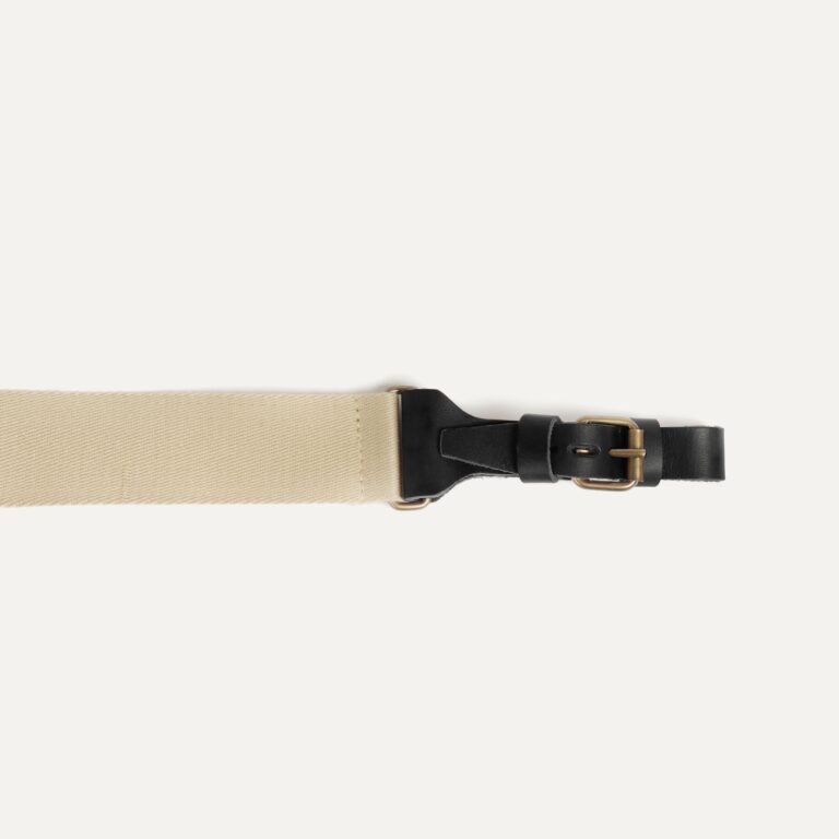 Bleu De Chauffe - Bretelle amovible woody business - Noir/Beige
