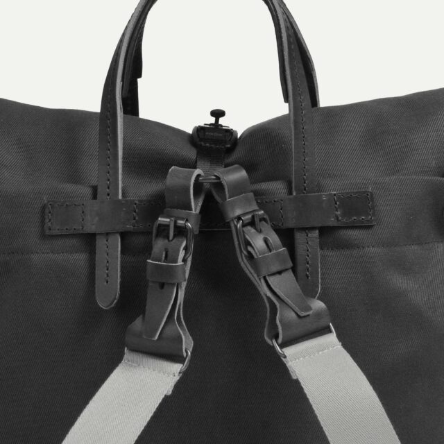 Bleu De Chauffe - Bretelle amovible woody business - Noir/Beige