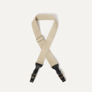 Bleu de Chauffe - Bretelle amovible woody business – Noir/Beige