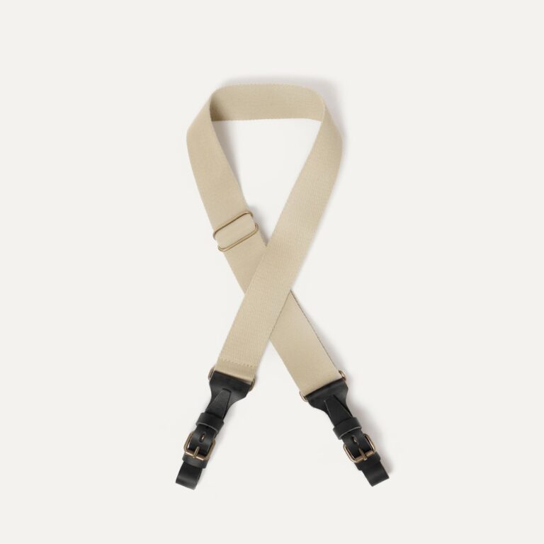 Bleu De Chauffe - Bretelle amovible woody business - Noir/Beige