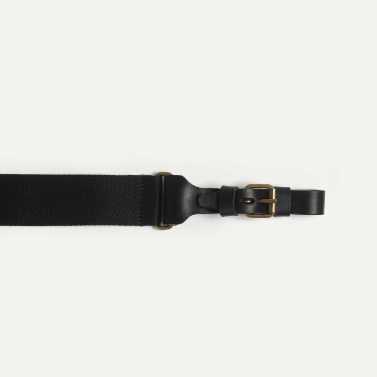 Bleu De Chauffe - Bretelle amovible woody business - Noir/Noir