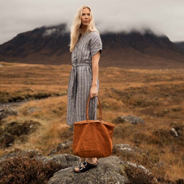 Bleu De Chauffe - Cabas Adèle - Ocre