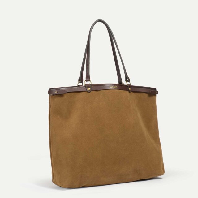 Bleu De Chauffe - Cabas Adèle XL - Marron Noisette