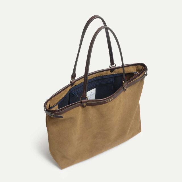 Bleu De Chauffe - Cabas Adèle XL - Marron Noisette