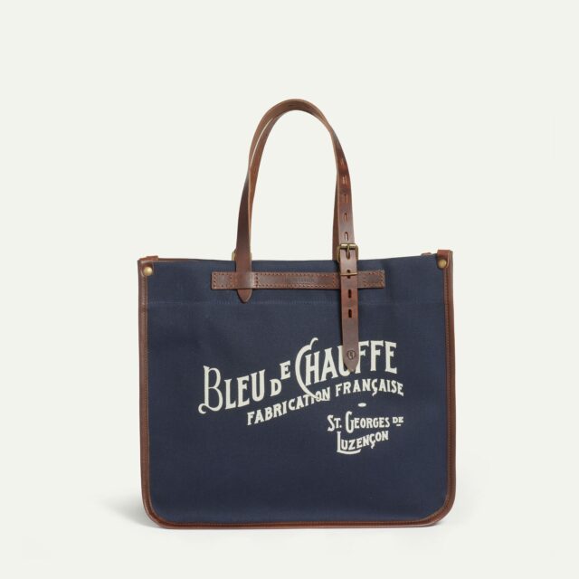 Bleu De Chauffe - Cabas Bazar - Bleu Marine BM