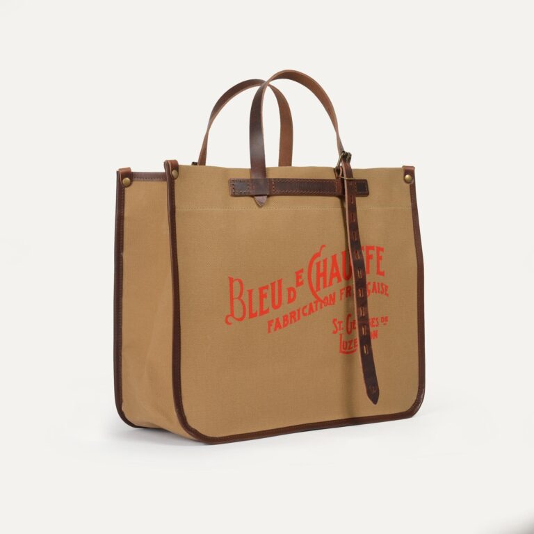Bleu De Chauffe - Cabas BAZAR - Camel BM