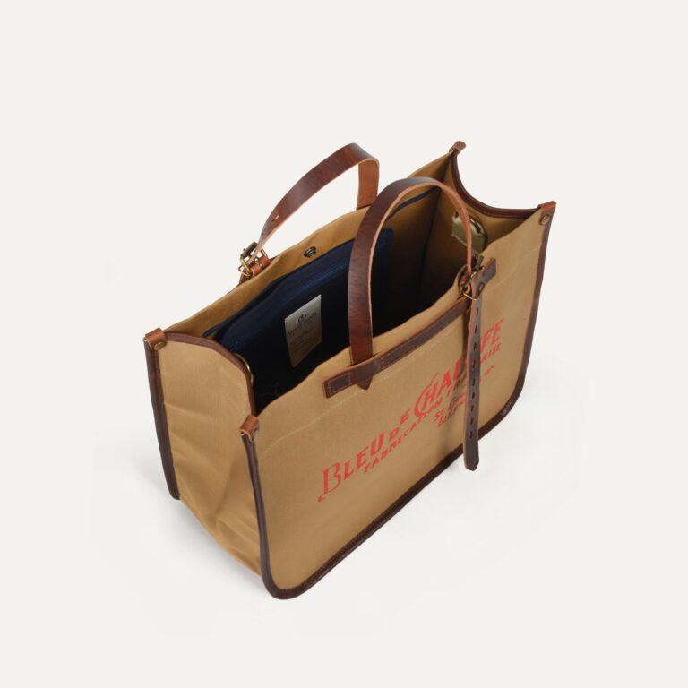 Bleu De Chauffe - Cabas BAZAR - Camel BM