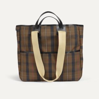 Bleu de Chauffe - Cabas Meline – Tartan brun Rouge