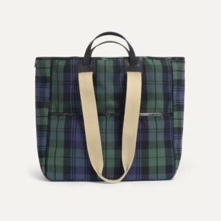 Bleu de Chauffe - Cabas Meline  Tartan Marine