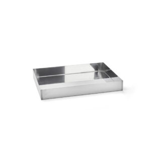 de Buyer - Caisse à génoise DE BUYER en inox droite et étanche  2 tailles