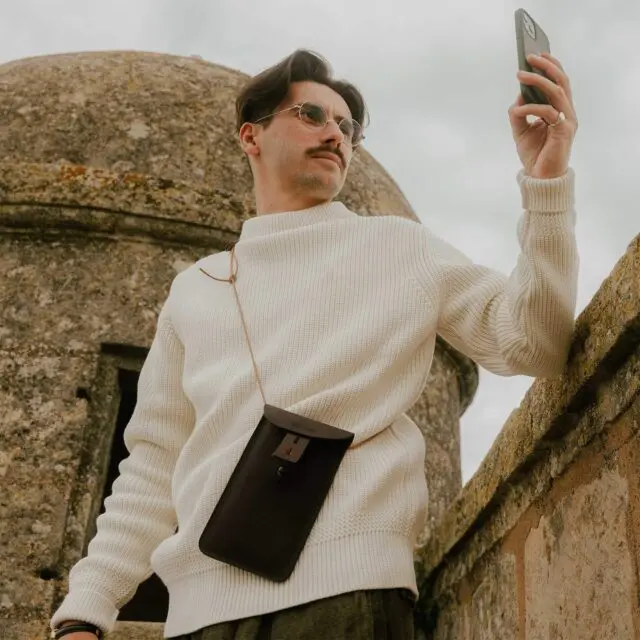 Bleu De Chauffe - Cartouchière Cartalo - Marron Brun