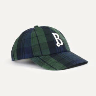 Bleu de Chauffe - Casquette Gaspard  Tartan Marine