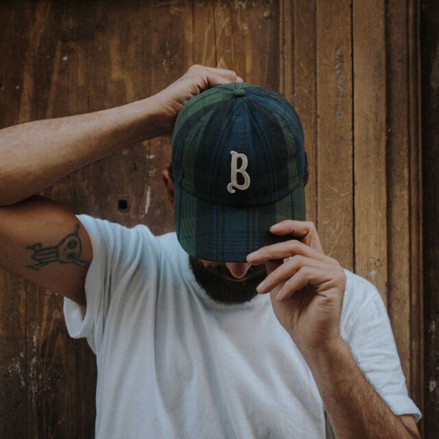 Bleu De Chauffe - Casquette Gaspard - Tartan Marine