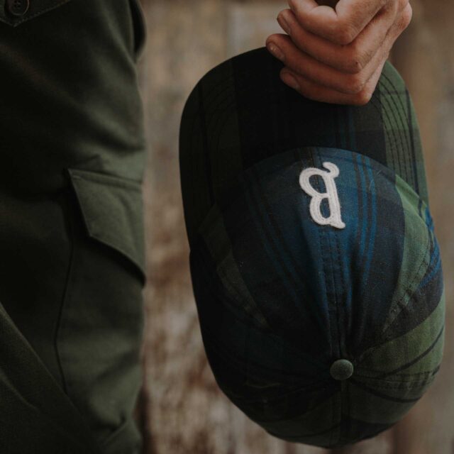 Bleu De Chauffe - Casquette Gaspard - Tartan Marine