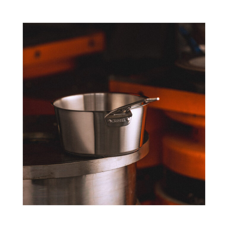 CRISTEL - Casserole CRISTEL 1826 en inox brossé - 3 tailles