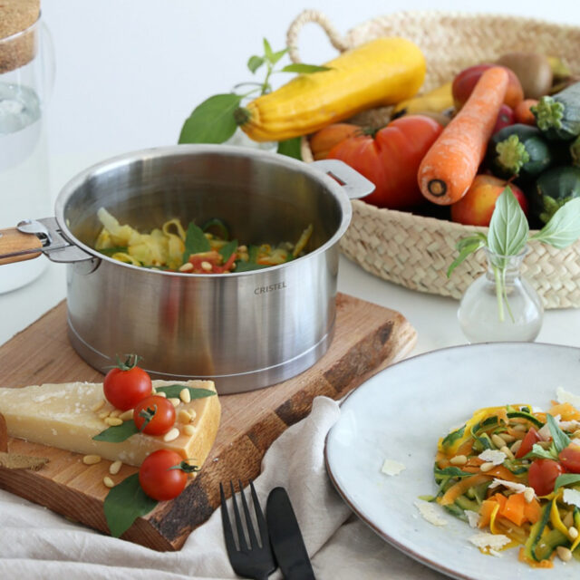 CRISTEL - Casserole CRISTEL Strate amovible en inox - 5 tailles