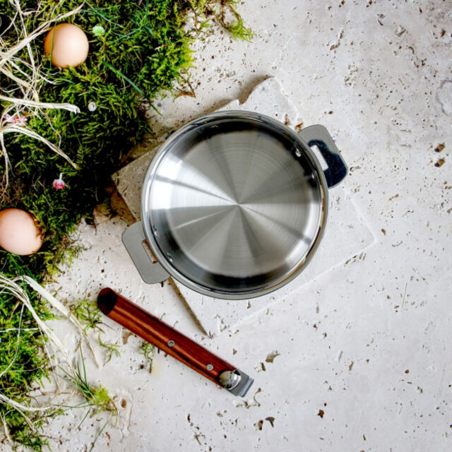 CRISTEL - Casserole graduée inox Casteline Cristel amovible - 4 tailles