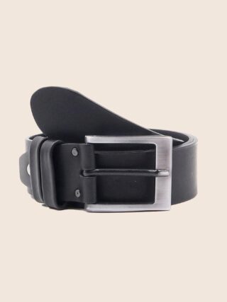 JULES & JENN - Ceinture casual cuir noir