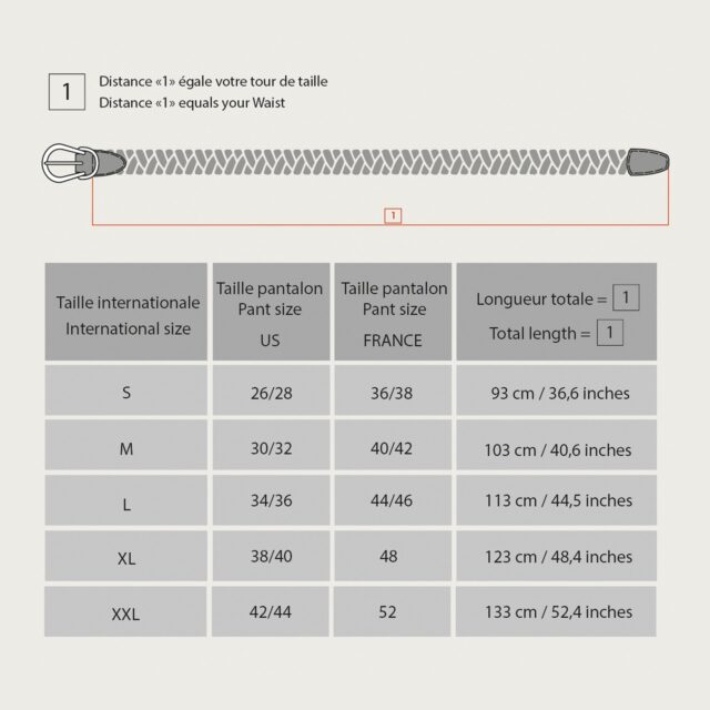 Bleu De Chauffe - Ceinture Cléo tressée - Miel suédé