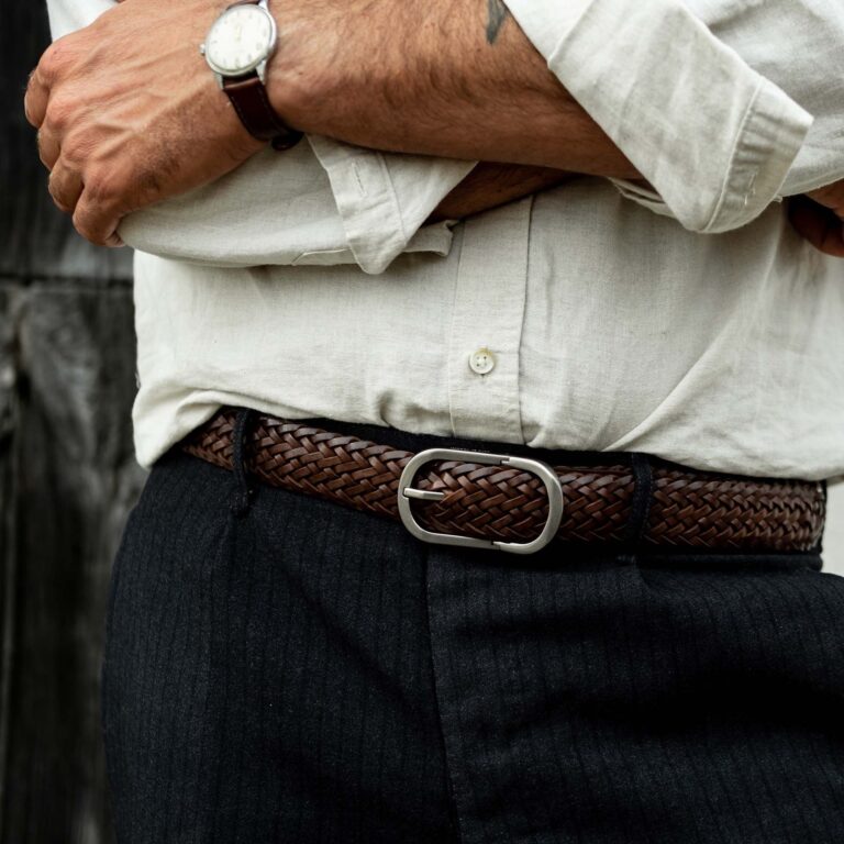 Bleu De Chauffe - Ceinture Cliquet - Palissandre