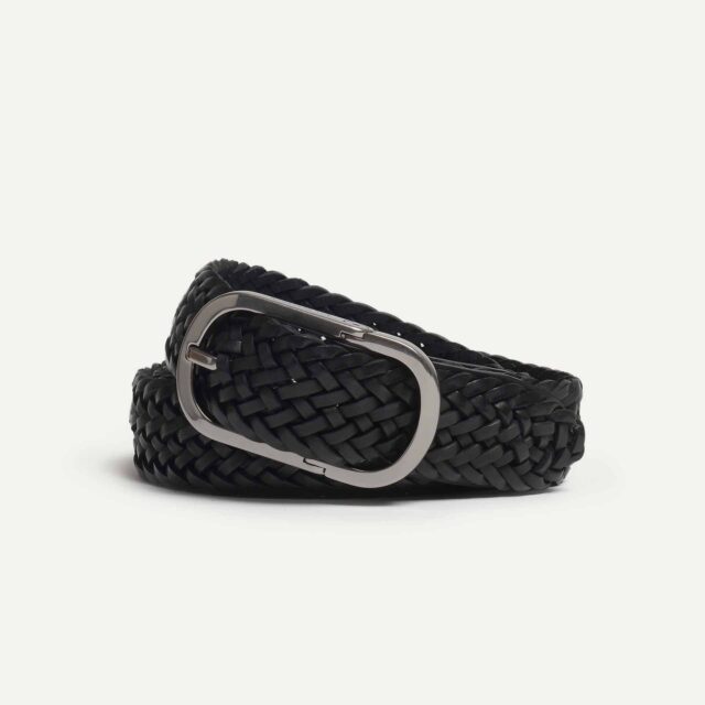 Bleu De Chauffe - Ceinture Cliquet - Noir