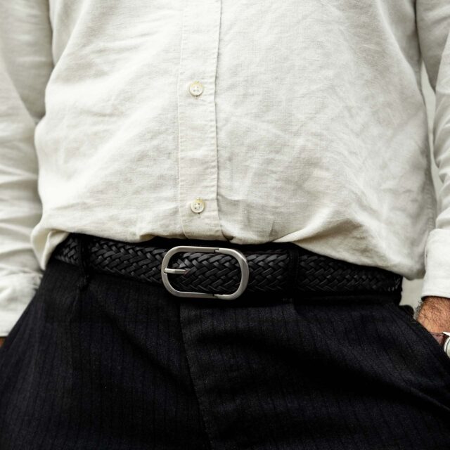 Bleu De Chauffe - Ceinture Cliquet - Noir