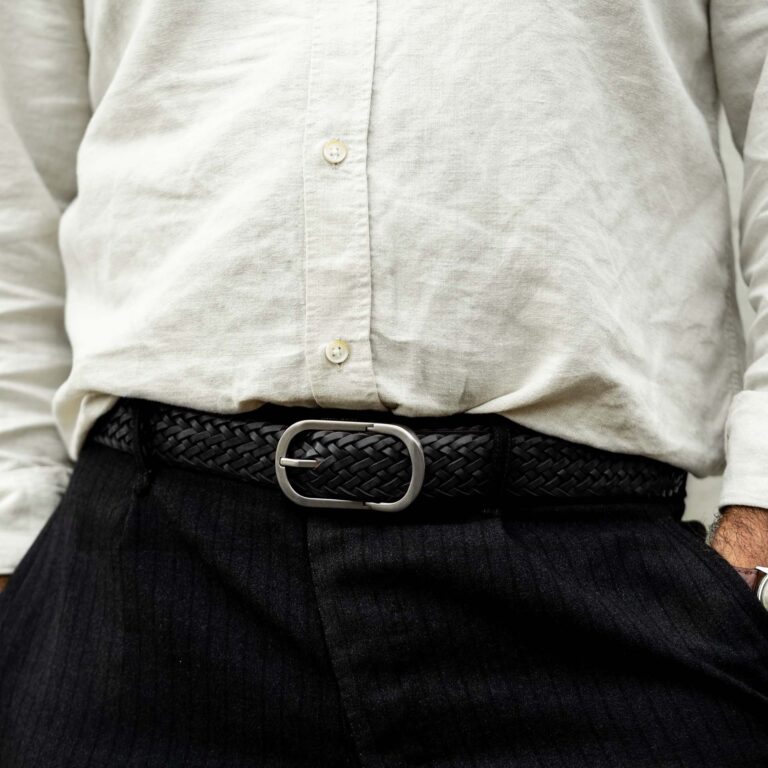 Bleu De Chauffe - Ceinture Cliquet - Noir