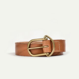 Bleu de Chauffe - Ceinture Manchette Waves  – Naturel vieilli waves