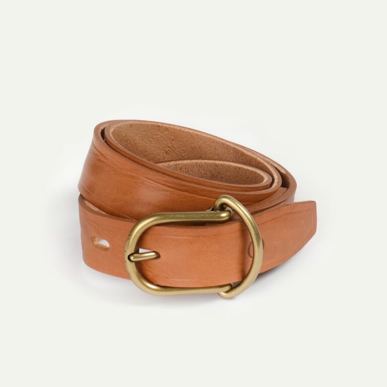 Bleu De Chauffe - Ceinture Manchette Waves  - Naturel vieilli waves