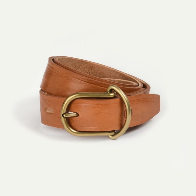 Bleu De Chauffe - Ceinture Manchette Waves  - Naturel vieilli waves
