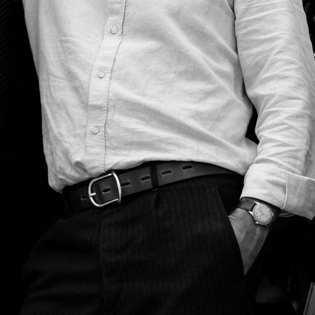 Bleu De Chauffe - Ceinture Manchette - Noir