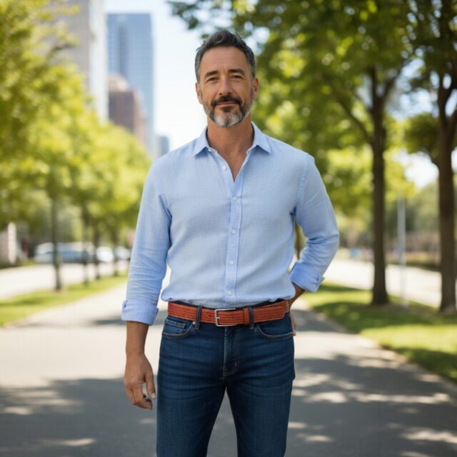 Saint-Lazare - Ceinture rouge brique - Charlie