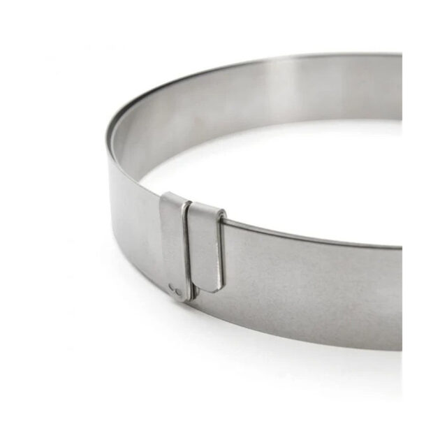 DE BUYER - Cercle à pâtisserie à tarte DE BUYER rond extensible de 18 à 36cm en inox