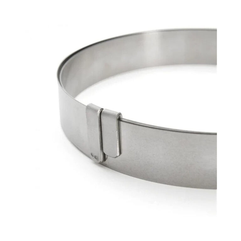 DE BUYER - Cercle à pâtisserie à tarte DE BUYER rond extensible de 18 à 36cm en inox