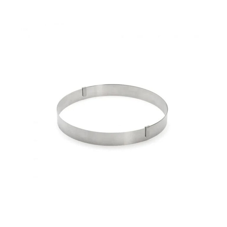 DE BUYER - Cercle à pâtisserie à tarte DE BUYER rond extensible de 18 à 36cm en inox